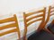 Vintage Wooden and Skai Scandinavian Chairs, 1960s, Set of 4 8