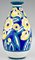 Jarrones belgas Art Déco de cerámica con flores de Keramis, 1932. Juego de 2, Imagen 6