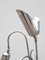 Lámpara de pie italiana de metal cromado, años 50, Imagen 3
