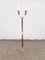 Wood and Brass Tripod Floor Lamp, 1950s 1