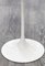 Round Pedestal Table in Aluminum Marble and White Rilsan by Eero Saarinen for Knoll Inc. / Knoll International, Image 7