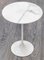 Round Pedestal Table in Aluminum Marble and White Rilsan by Eero Saarinen for Knoll Inc. / Knoll International 3