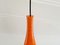 Orange Glass Bang Pendant Lamp by Jacob E. Bang for Fog & Mørup, Denmark, 1960s 2