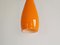 Orange Glass Bang Pendant Lamp by Jacob E. Bang for Fog & Mørup, Denmark, 1960s, Image 3
