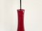 Red Glass Bang Pendant Lamp by Jacob E. Bang for Fog & Mørup, Denmark, 1960s 3