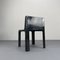 Pop-Art Black Desk Orix with Chair Draft 1971 by Vittorio Parigi and Nani Prina for Molteni, Italy, 1970s, Set of 2, Image 16