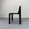 Pop-Art Black Desk Orix with Chair Draft 1971 by Vittorio Parigi and Nani Prina for Molteni, Italy, 1970s, Set of 2 18