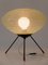 Lámpara de mesa UFO con trípode Mid-Century moderna, años 50, Imagen 2