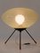 Lámpara de mesa UFO con trípode Mid-Century moderna, años 50, Imagen 12