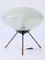 Lámpara de mesa UFO con trípode Mid-Century moderna, años 50, Imagen 1