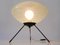 Mid-Century Modern Tripod UFO Table Lamp, 1950s 5