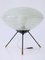 Lámpara de mesa UFO con trípode Mid-Century moderna, años 50, Imagen 8