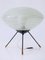 Mid-Century Modern Tripod UFO Table Lamp, 1950s 8