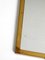 Grand Miroir Mural Mid-Century en Laiton, 1960s 19