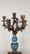 Japanese Porcelain and Bronze Candelabra 3