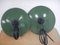 Vintage Green Metal Lamps, 1970s, Set of 2 8