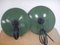 Vintage Green Metal Lamps, 1970s, Set of 2, Image 8