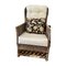 Vintage Sessel aus Rattan 5