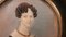 Miniature, Portrait de Femme au Collier, 19ème Siècle, 1800s, Peinture & Bois 9