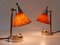 Lámparas de mesita de noche Bauhaus Art Déco, Alemania, años 20. Juego de 2, Imagen 15
