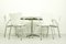 3207 Armchairs and Dining Table A826 by Arne Jacobsen for Fritz Hansen, 1972, Set of 7 3