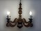 Louis XVI Style Wooden Chandelier, 1890s, Image 5