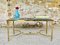 Mid-Century Green Marble and Brass Coffee Table, 1960s, Image 26