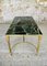 Mid-Century Green Marble and Brass Coffee Table, 1960s 20