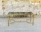 Mid-Century Green Marble and Brass Coffee Table, 1960s, Image 2