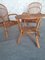 Garden Lounge Set in Bamboo, 1960s, Set of 3 11
