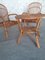 Garden Lounge Set in Bamboo, 1960s, Set of 3, Image 11