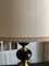 Lampada da tavolo nera e dorata di Delmas, anni '70, Immagine 5