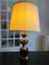 Black and Gilt Table Lamp from Delmas, 1970s, Image 3