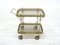 Gilt Metal and Glass Bar Trolley, 1970s 1