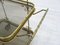 Gilt Metal and Glass Bar Trolley, 1970s, Image 12