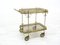 Gilt Metal and Glass Bar Trolley, 1970s 10