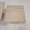 Italian Travertine Coffee or Side Tables, 1980s, Set of 3 14