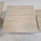 Italian Travertine Coffee or Side Tables, 1980s, Set of 3 13
