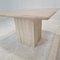 Italian Travertine Coffee or Side Tables, 1980s, Set of 3 10