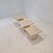 Italian Travertine Coffee or Side Tables, 1980s, Set of 3 2