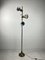 3-Light Floor Lamp in Brass and Aluminum, Italy, 1970s 6