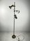 3-Light Floor Lamp in Brass and Aluminum, Italy, 1970s 1