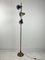 3-Light Floor Lamp in Brass and Aluminum, Italy, 1970s 9