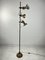 3-Light Floor Lamp in Brass and Aluminum, Italy, 1970s, Image 5