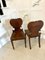 George III Mahogany Hallway Chairs, 1820s, Set of 2 2