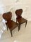 George III Mahogany Hallway Chairs, 1820s, Set of 2, Image 1