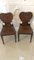 George III Mahogany Hallway Chairs, 1820s, Set of 2 3