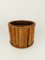 Mid-Century Bamboo, Cane and Rattan Cachepot, Italy, 1970s, Image 1