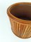 Cache-Pot Mid-Century en Bambou, Rotin et Rotin, Italie, 1970s 17