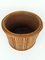 Cache-Pot Mid-Century en Bambou, Rotin et Rotin, Italie, 1970s 16